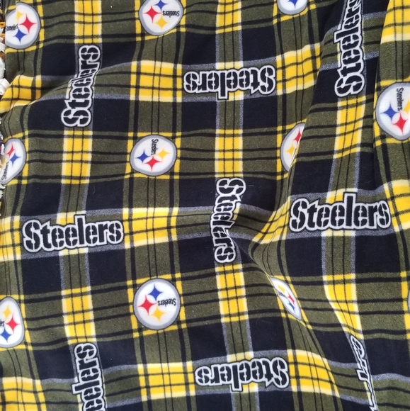 Bedding New Steelers Blanket Approx 6 X 60 Super Soft Fringe All The